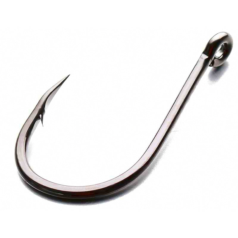 Barbed Eyed Hooks, High-Carbon Steel, Sizes 0.8–12