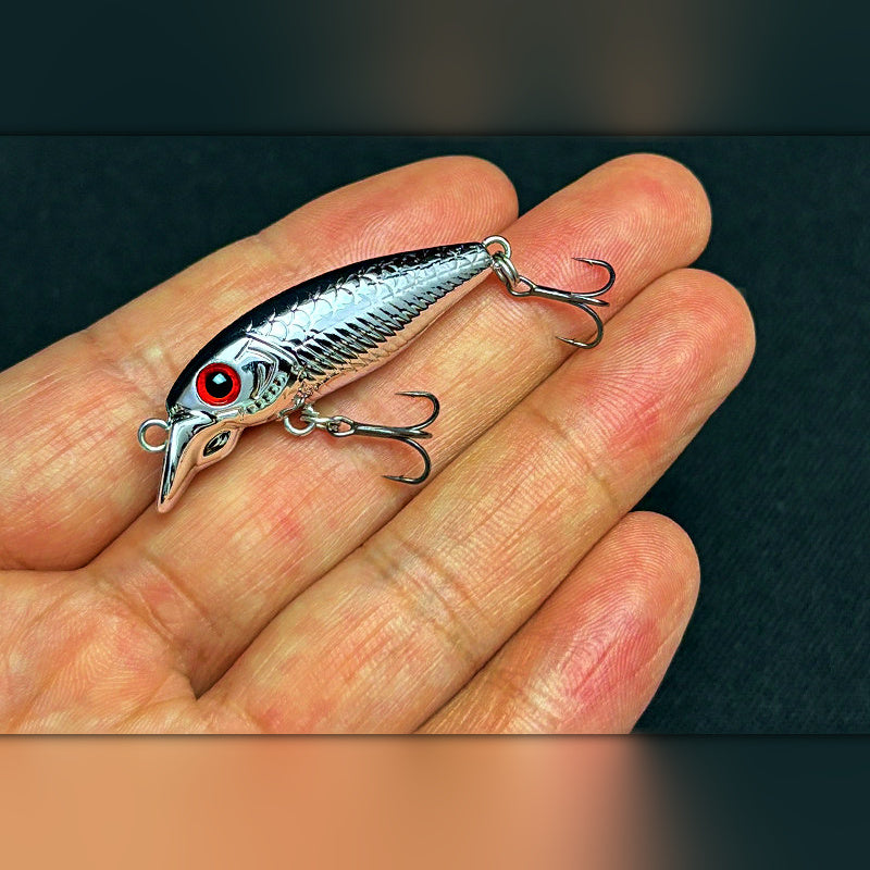 Micro Floating Minnow Lure with Rattle, 2.6 g (0.09 oz)