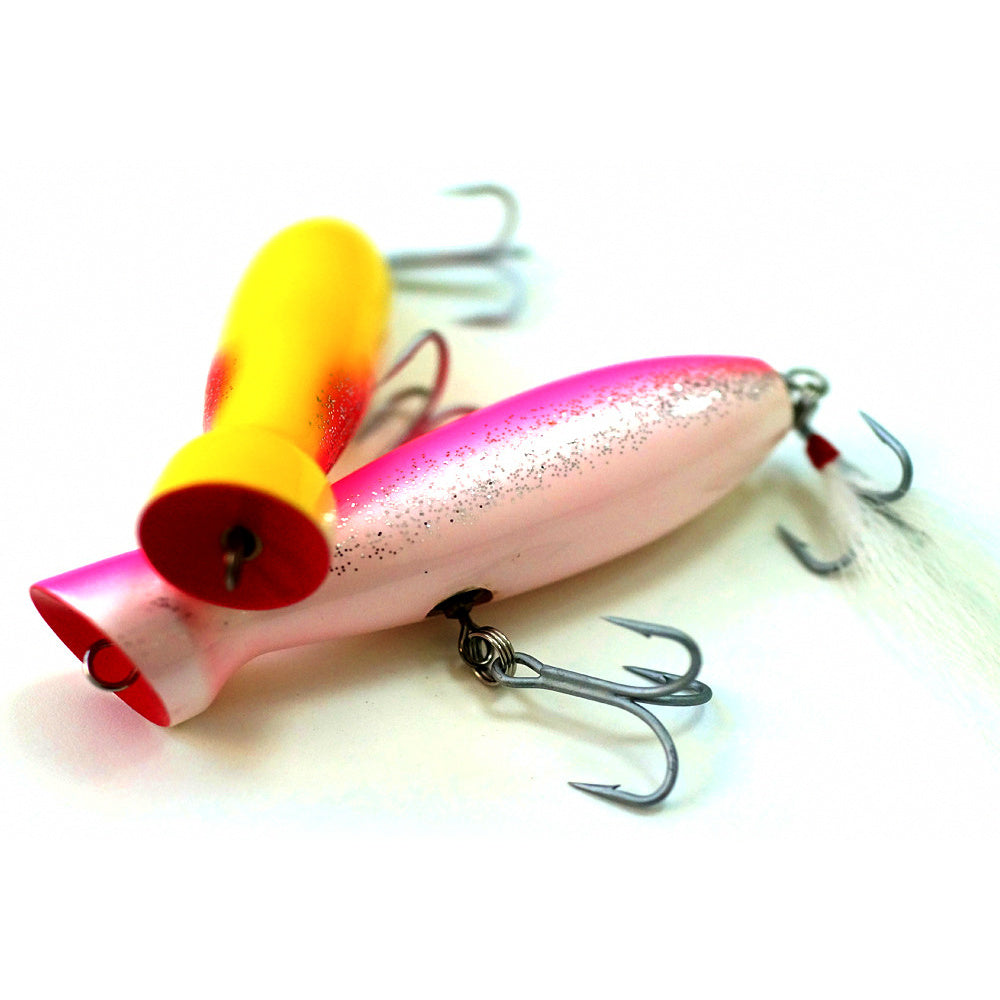 Wooden Popper Lure, 40 g (1.4 oz), Tuna Topwater