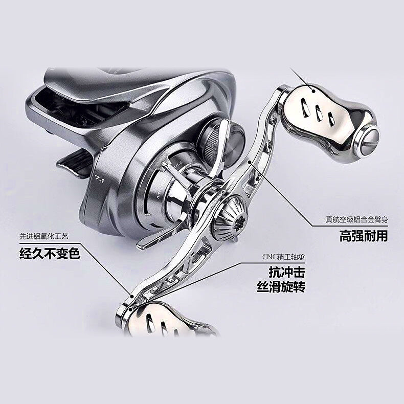 Titanium Alloy Baitcaster Reel Handle & Knob Upgrade