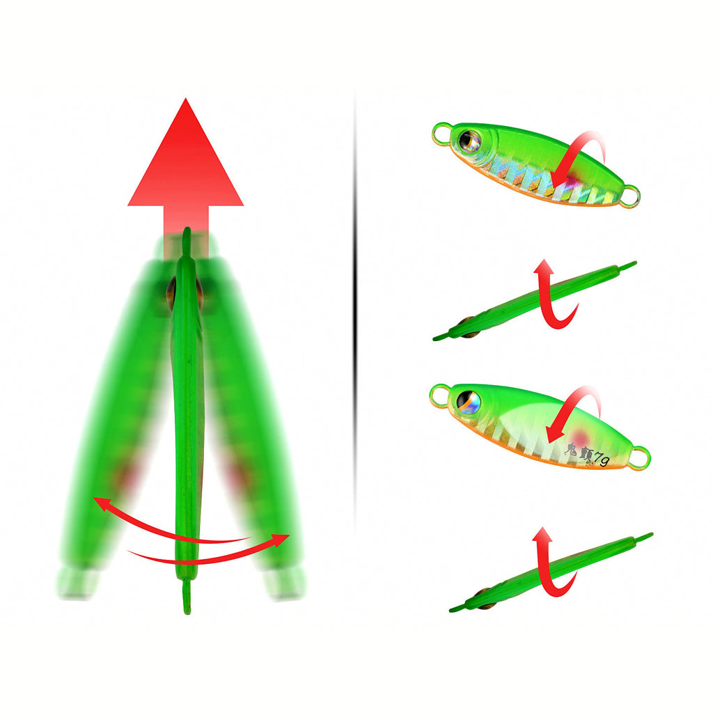 VIB Blade Bait Lure, 7 g (0.25 oz), 4X Treble Hooks