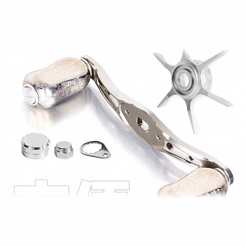 Aluminum Baitcaster Drag Arm & Handle Knob Kit, 5-Piece