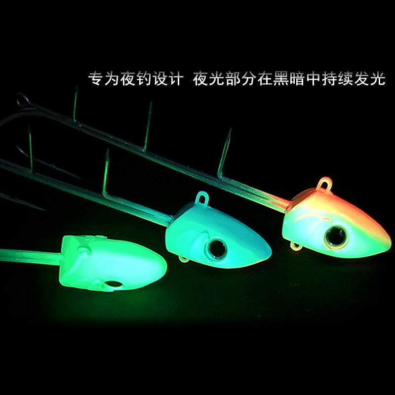 Glow Jig with Optional LED Light, 50–160 g (1.8–5.6 oz)