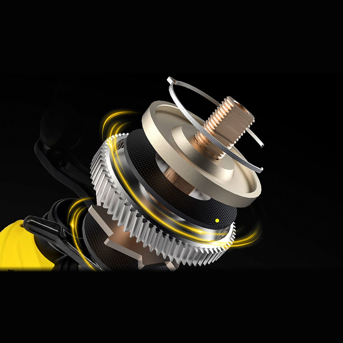 Lightweight Baitcasting Reel 7.6:1, 129 g (4.6 oz), L/R Hand