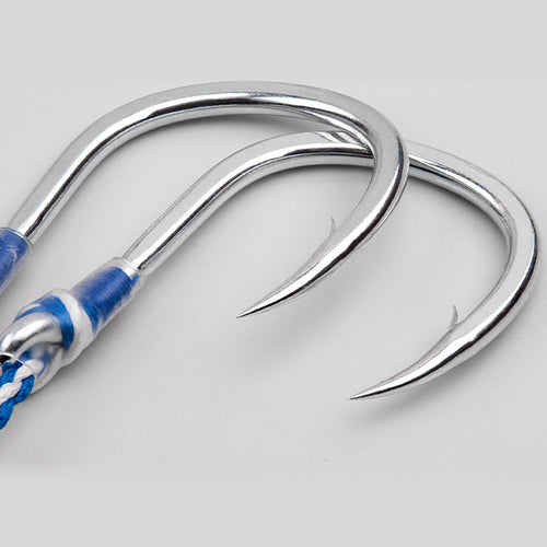 Single Jig Hook, High Carbon Steel, Sizes 2/0–7/0 (2 pcs)