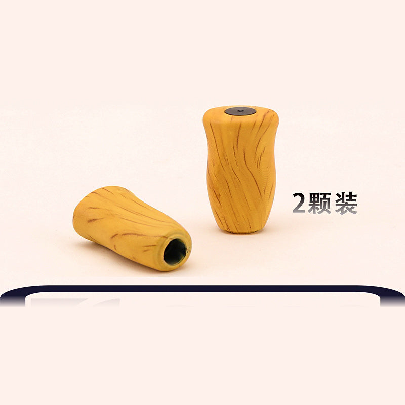 Wood-Grain Baitcasting Reel Handle Knob, Left or Right Hand