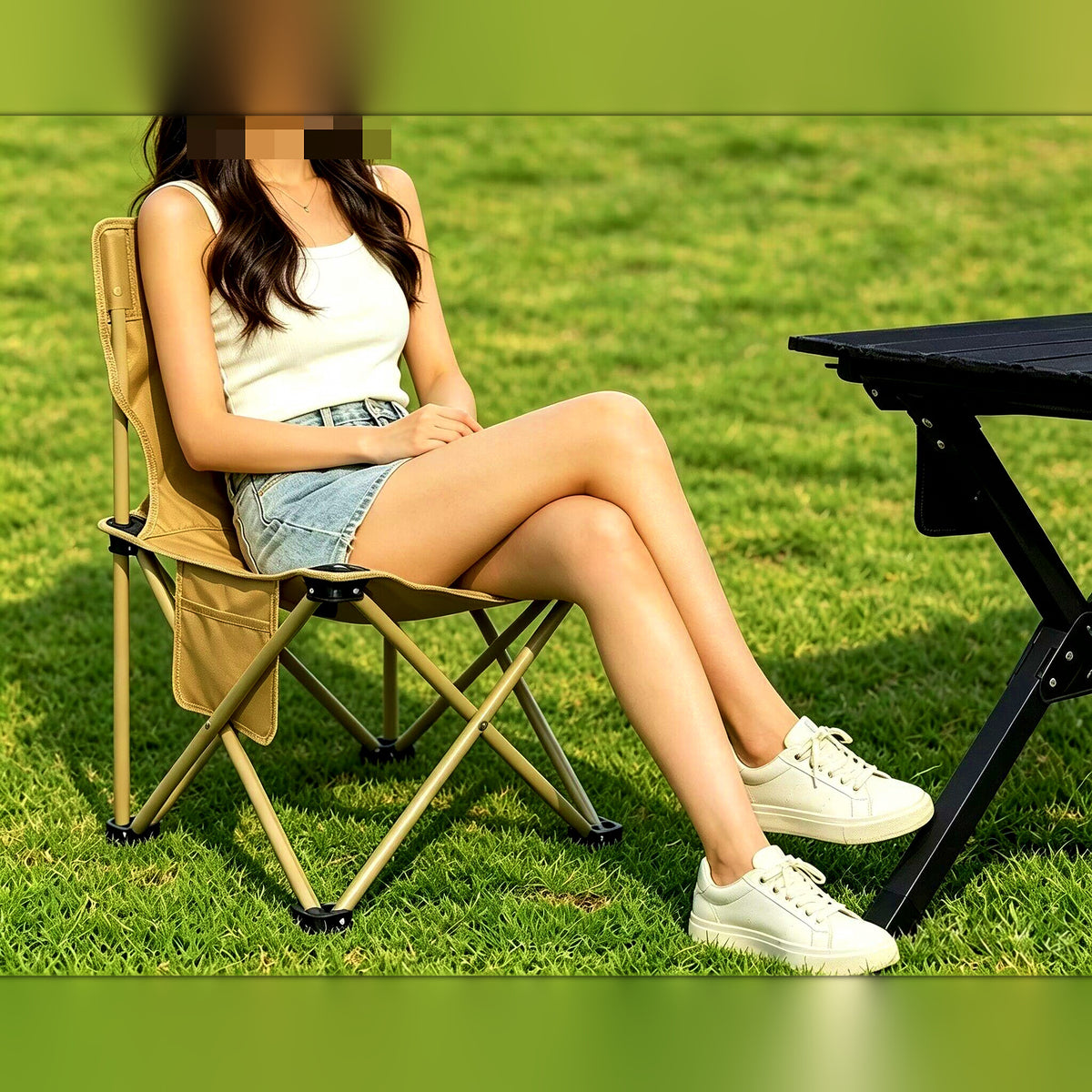 Portable Folding Chair, Oxford Cloth, Fishing & Camping