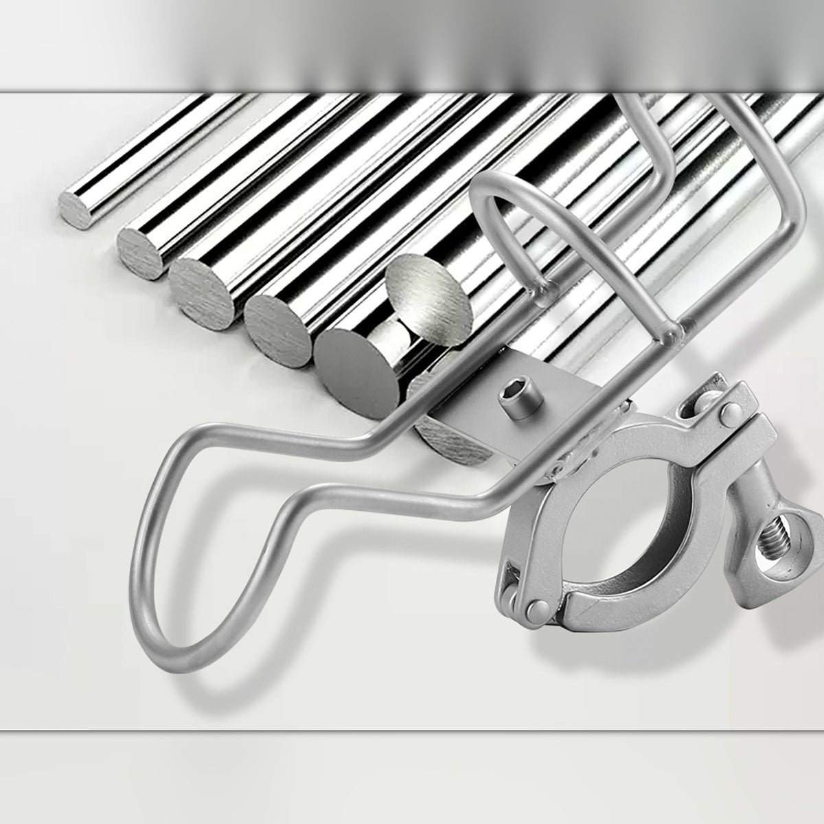 Boat Rail Mount Rod Holder with Wrench, 25 mm / 32 mm
