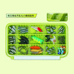 Waterproof Double-Sided Lure & Tackle Storage Box, Green
