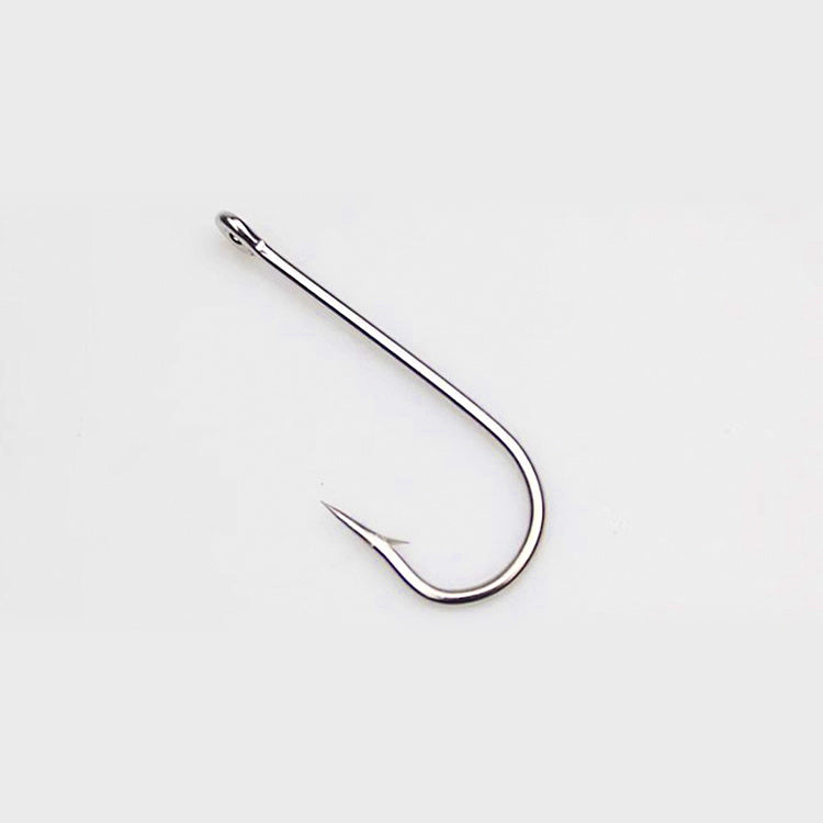Long Shank Barbed Eyed Hooks, Bulk Pack, Sizes 1–20