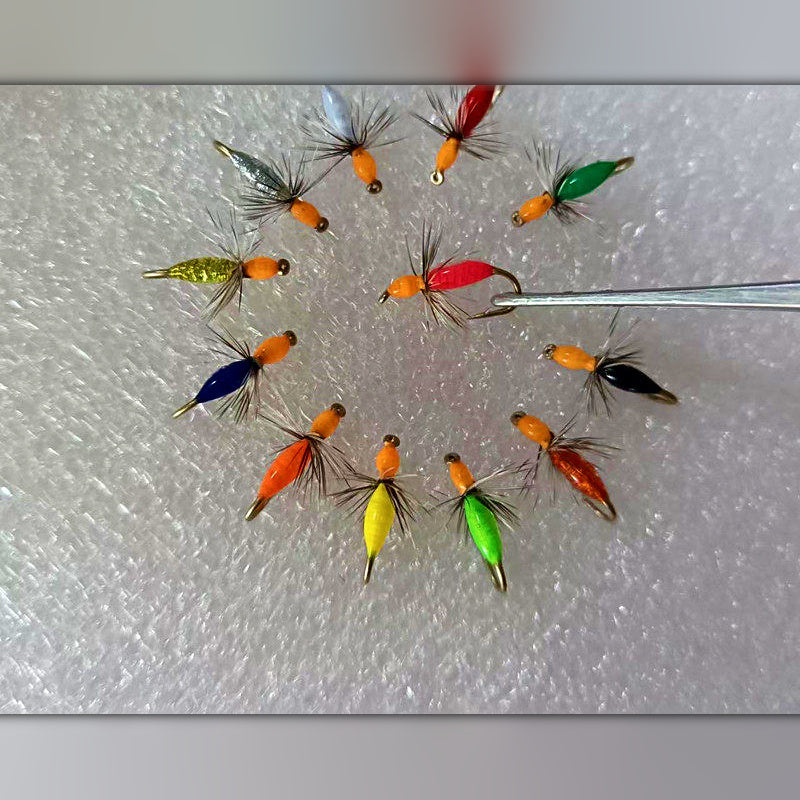 Ant & Bloodworm Fly Hooks, Barbed, Size 8–18