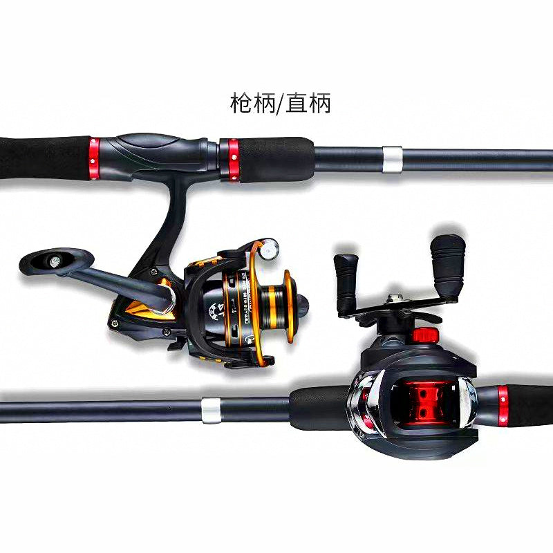 Telescopic Mini Fishing Rod, Fiberglass, 1.6–2.1 m (5.2–6.9 ft)
