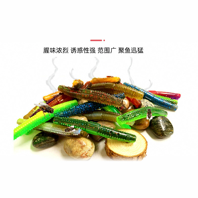 Floating Stick Worm Soft Bait, Rattle Option, Texas Rig