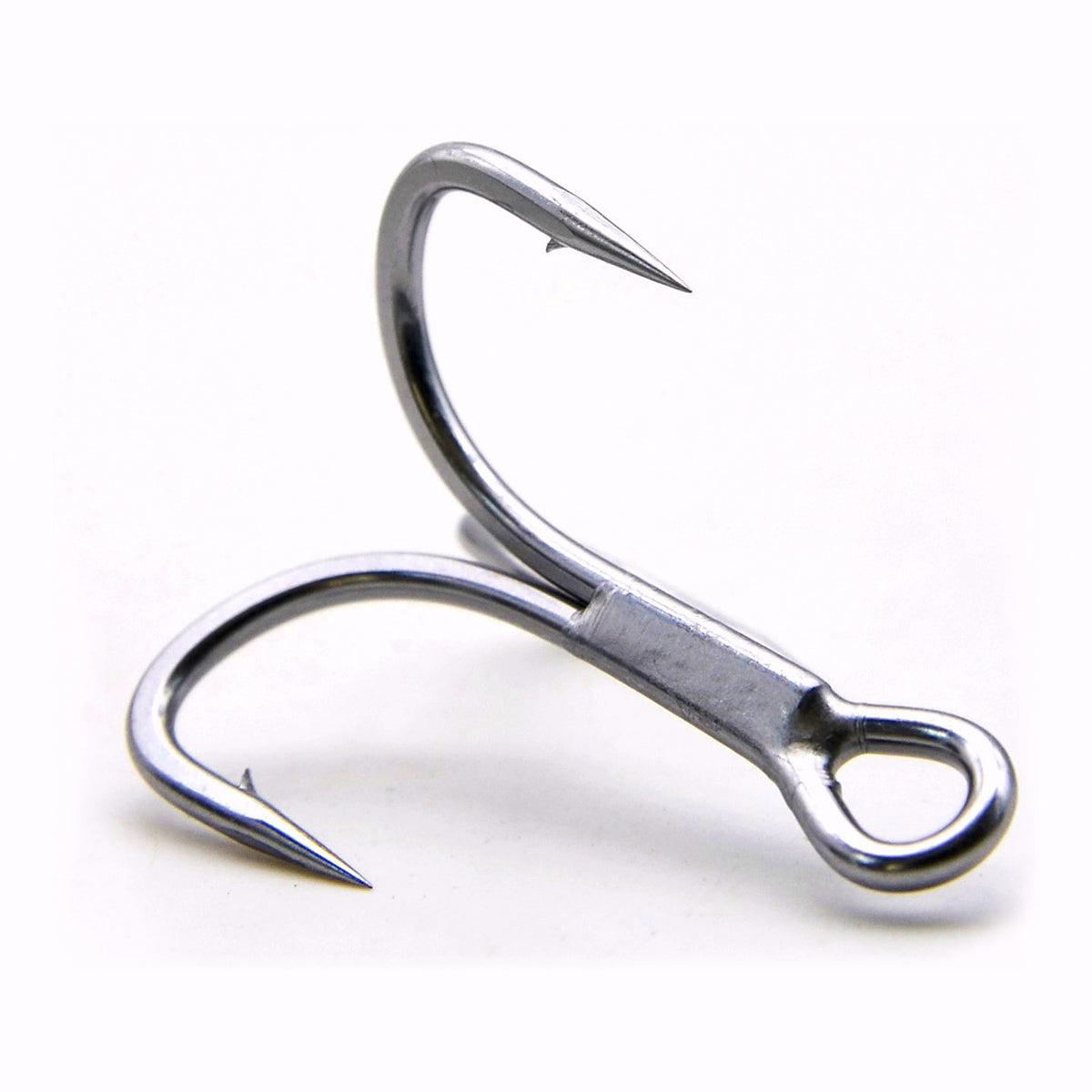 Spinner Blade Treble Hooks for Metal Jigs, 4-Pack, Sizes 1–6