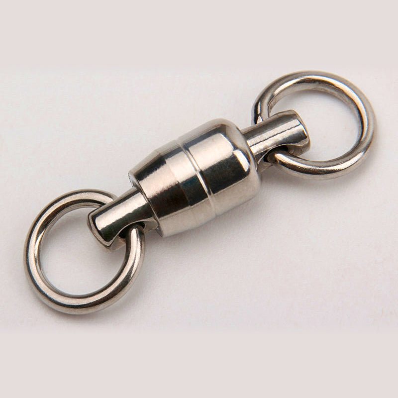 Stainless Ball Bearing Swivel, Figure-8 Ring or Quick Snap