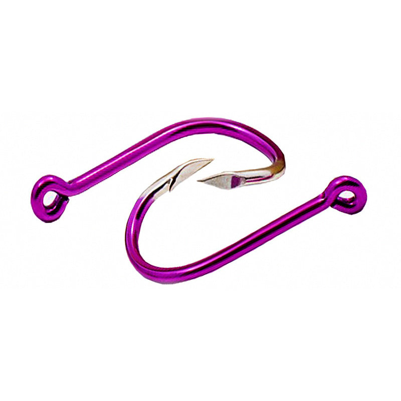 Eyed Barbed Chinu Hooks, Heavy Wire, Sizes 1–10