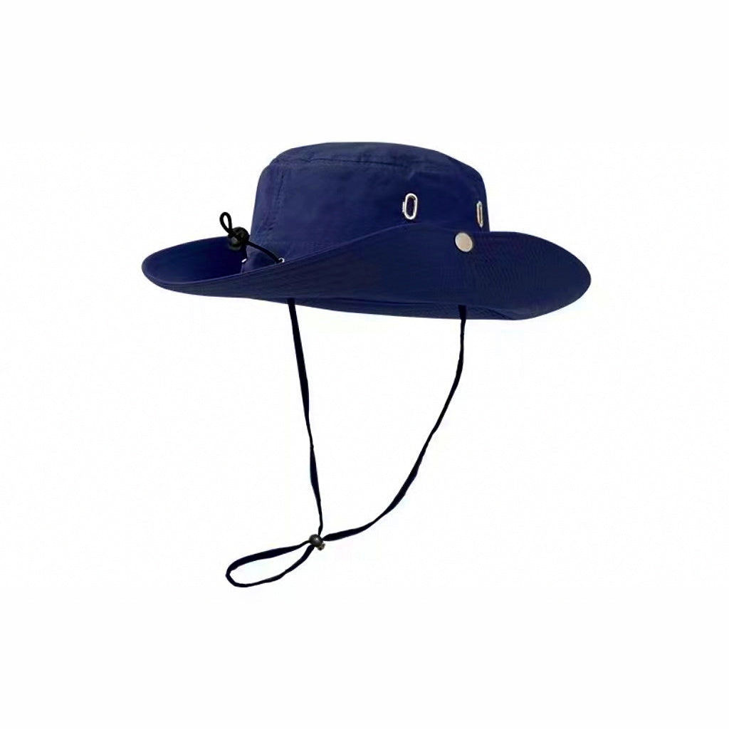 Quick-Dry Wide Brim Bucket Hat, Sun Protection, One Size