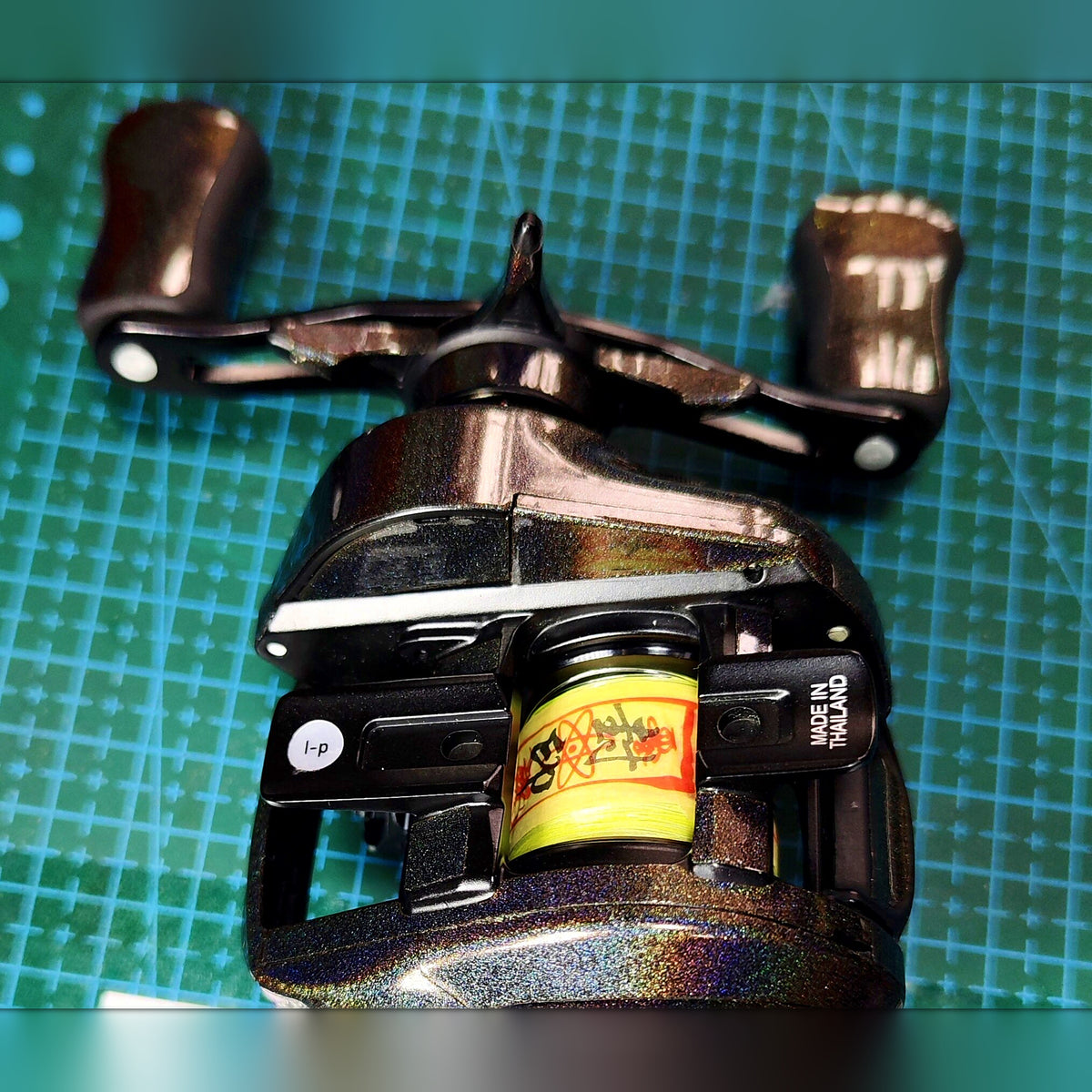 Baitcasting Reel Wrap Film, Pre-Cut Sticker Kit, 150/100 Size