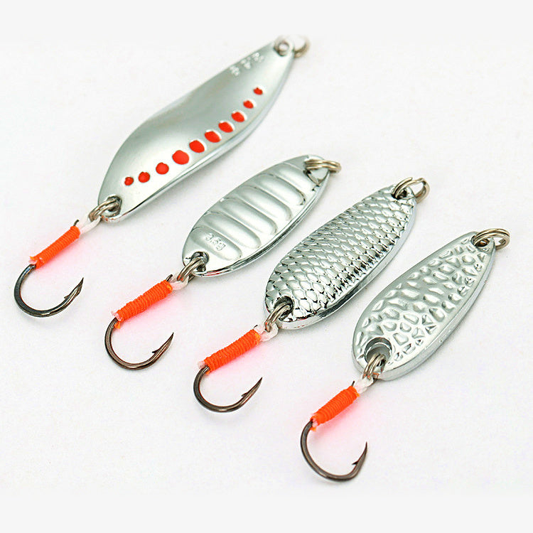Micro Spoon Lure, Gold or Silver, 2.5–5 g (0.09–0.18 oz)