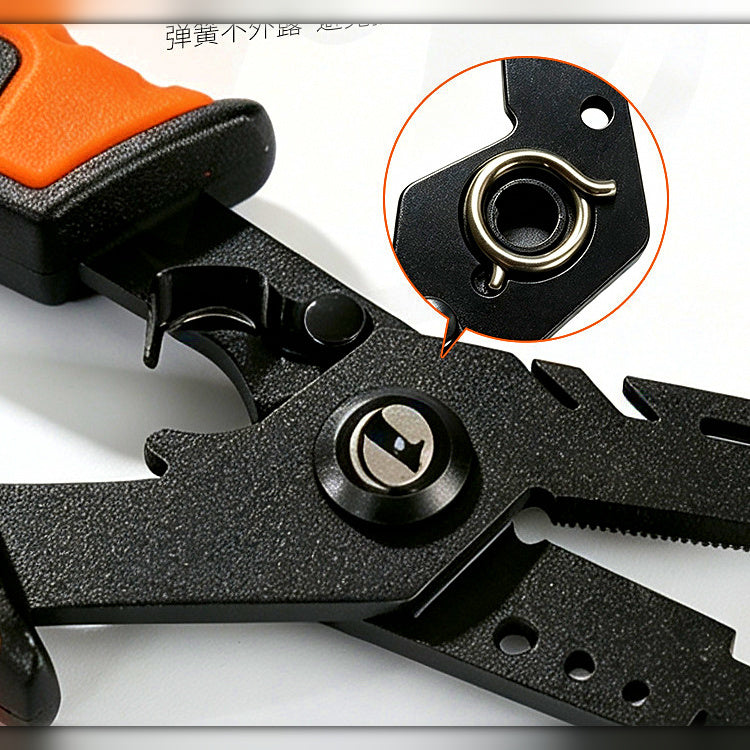 Stainless Steel Fishing Pliers with Line Cutter & Hook Remover