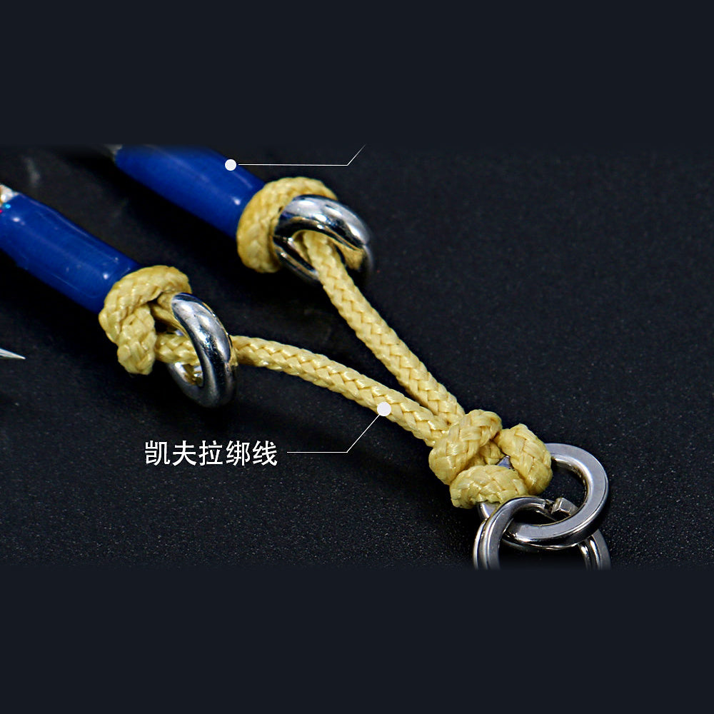 Double Assist Hooks for Metal Jigs, Aramid Cord, 1/0–7/0