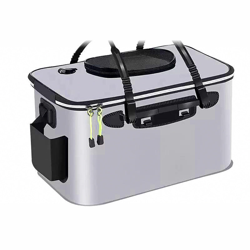 Foldable EVA Fish Bucket, Live Bait Bucket, 30–50 cm (12–20 in)