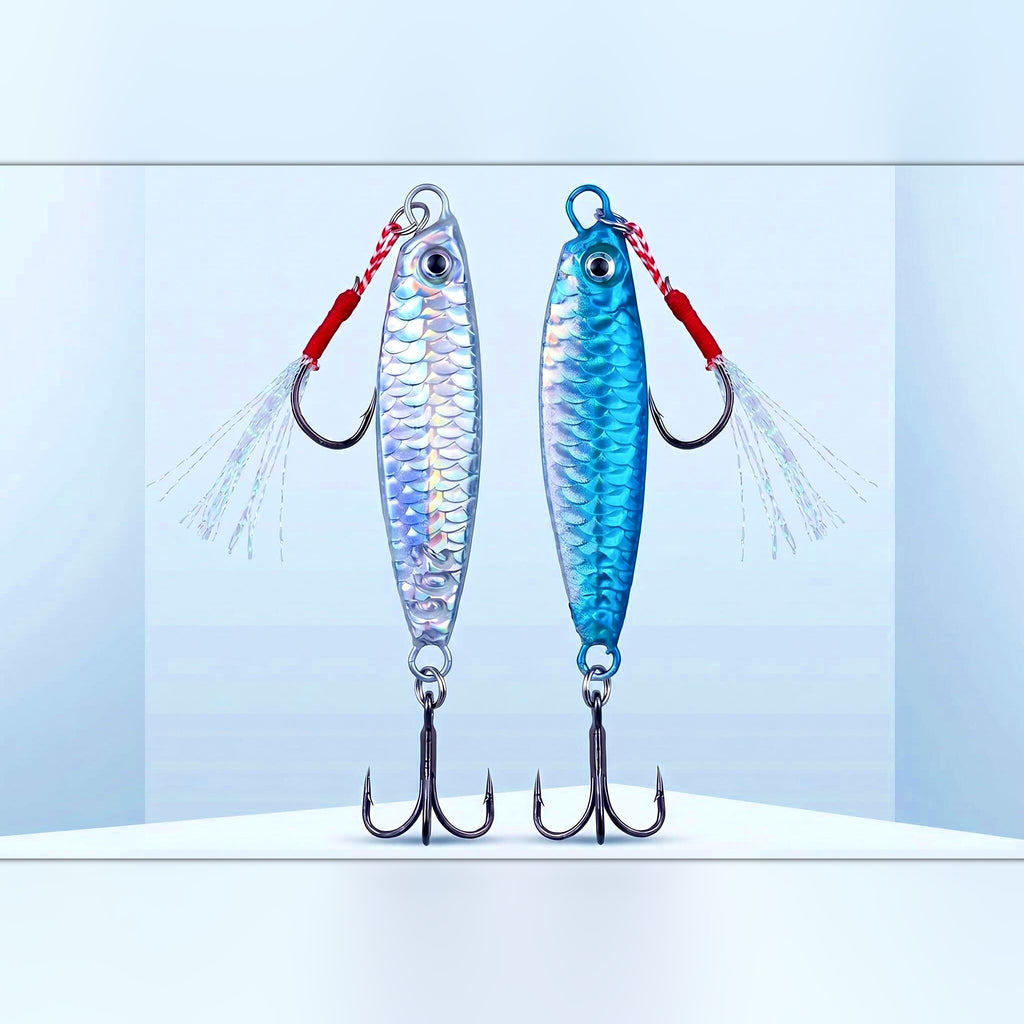 Metal VIB Lure Set with Sequins, 11 Pcs, 10–25 g (0.35–0.88 oz)