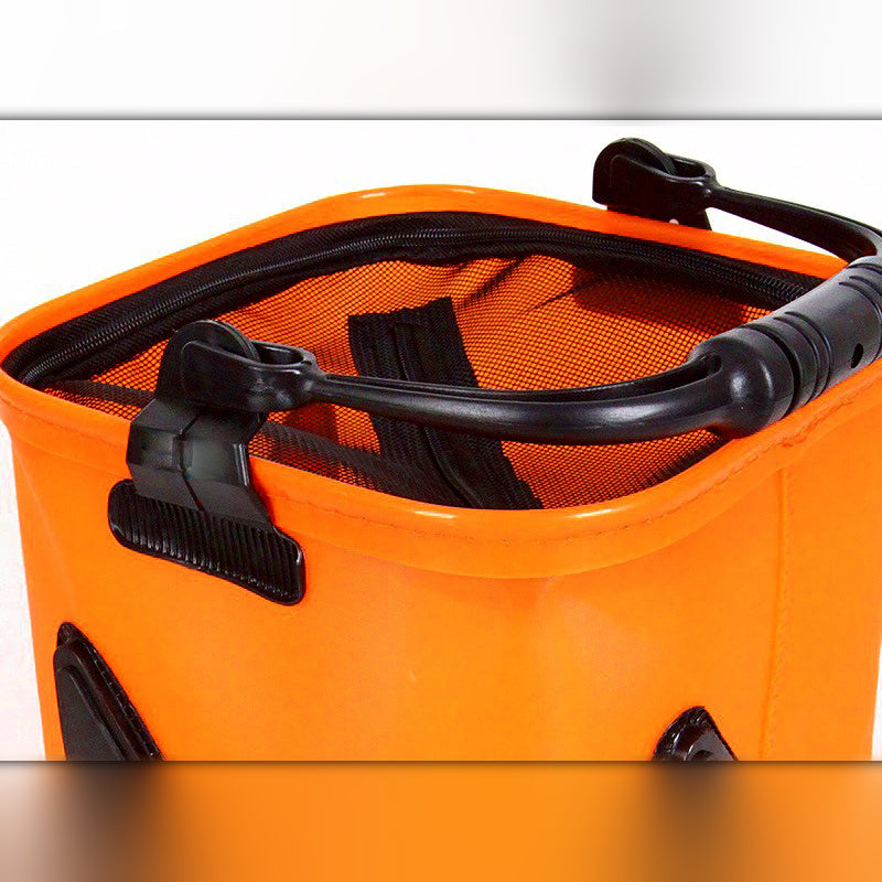 Collapsible EVA Fishing Bucket with 4.5 m (14.8 ft) Rope
