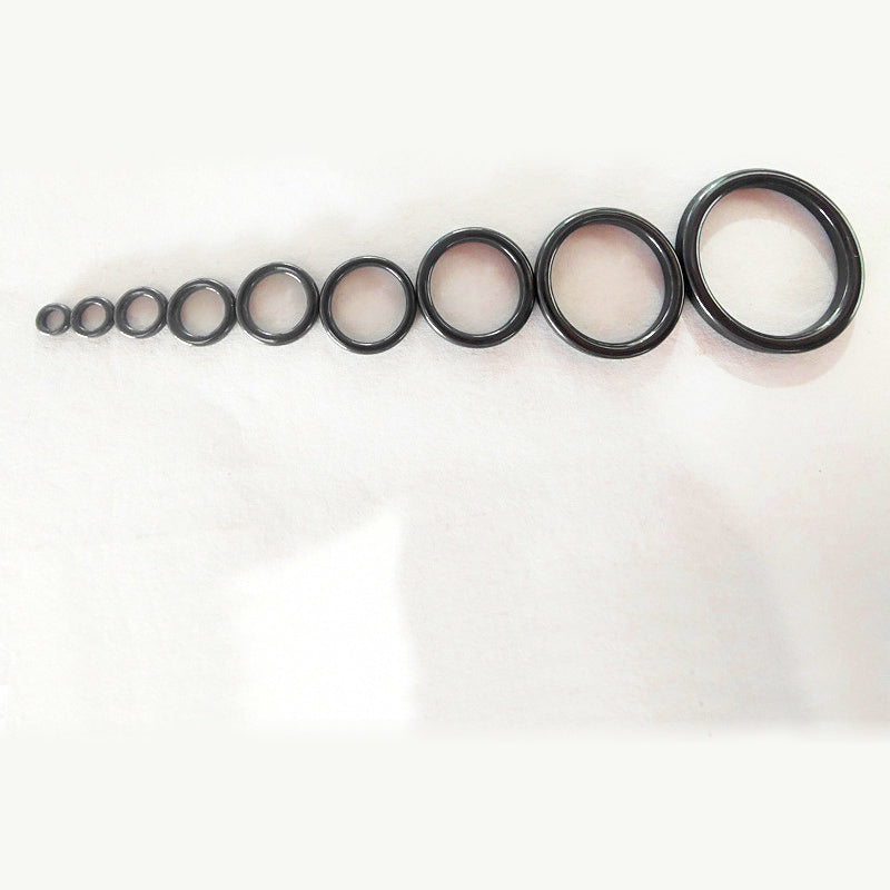 Black Ceramic Rod Guide Ring, Replacement Sizes 3#–50#