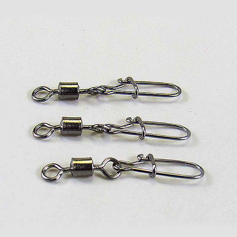 American Style Swivel with Reinforced Snap, 10 Pack, Sizes 1-12