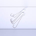 Long Shank Mackerel Hooks, Barbed Boat Fishing Hooks