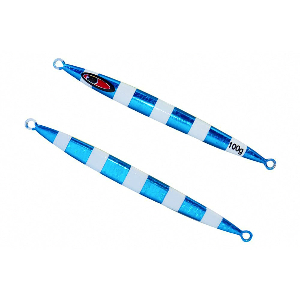 Glow Stripe Metal Jig, 80–1000 g (2.8–35.3 oz)
