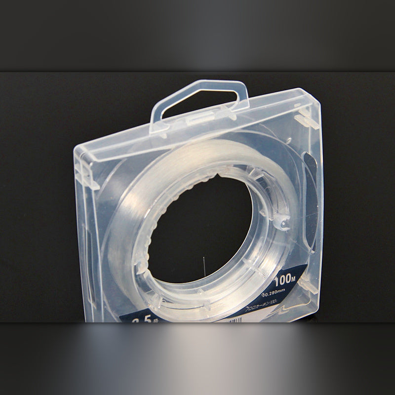 Carbon Fluorocarbon-Style Leader Line, 50 m (55 yd) Spool