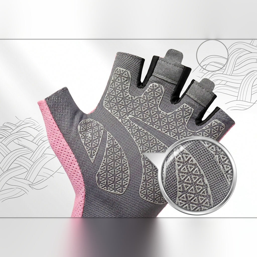 Half-Finger Fishing Sun Gloves, Thin Touchscreen