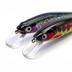 Slow Sinking Minnow Lure with Rattle, 12 g (0.42 oz), 11 cm