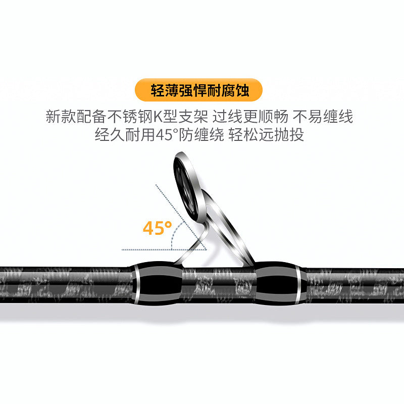 3-Piece Carbon Surf Casting Rod, MH, 2.7–3.6 m (9–12 ft)
