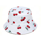 Cotton Bucket Hat, Short Brim Flat Top Sun Hat