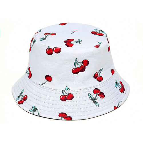 Cotton Bucket Hat, Short Brim Flat Top Sun Hat