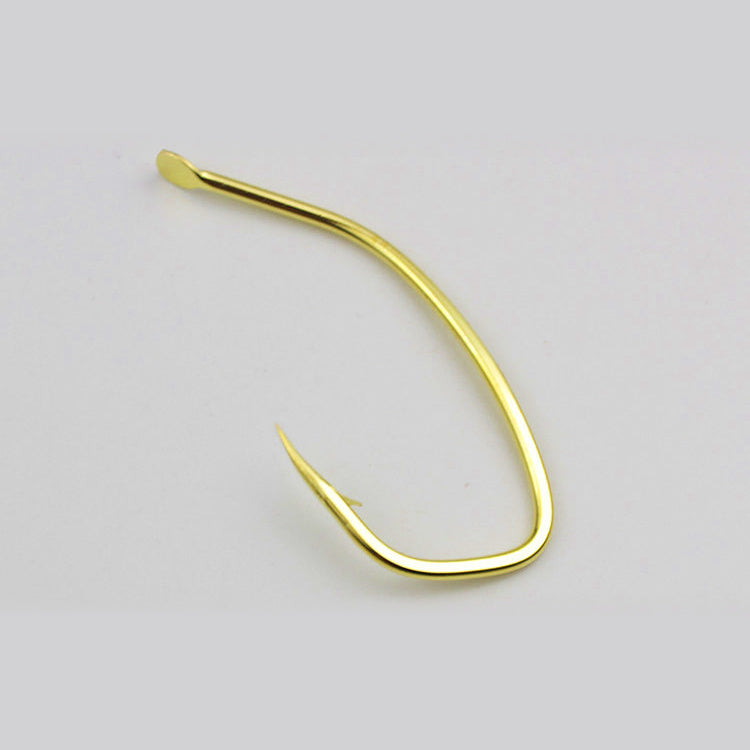 Barbed Long Shank Live Bait Hooks, Carbon Steel, 50 pcs