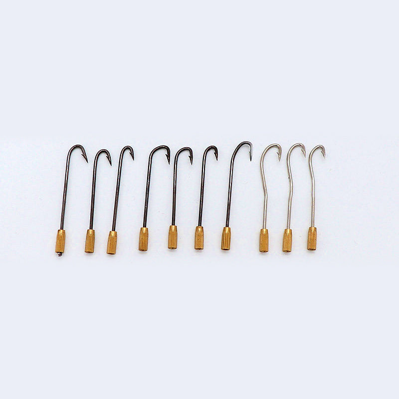 Barbed Eel Hooks, Threaded Rotating Head