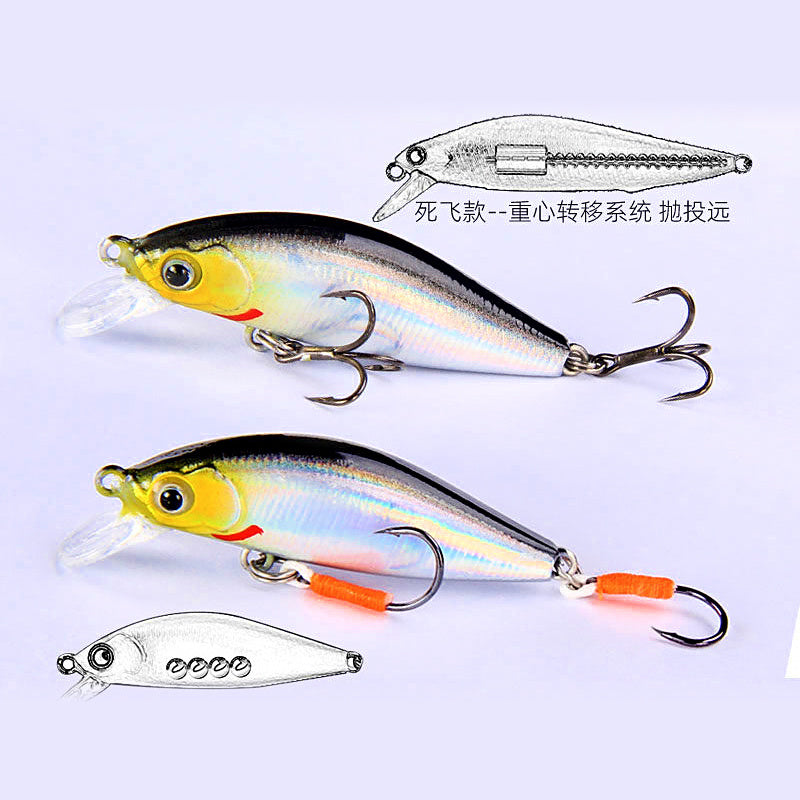 Slow Sinking Minnow Lure, 3.0–4.5 g (0.11–0.16 oz)