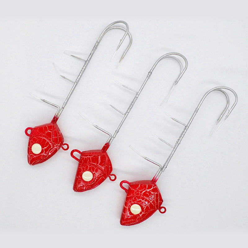 Glow Lead Head Jig, 2 Hooks, 113–225 g (4–7.9 oz)
