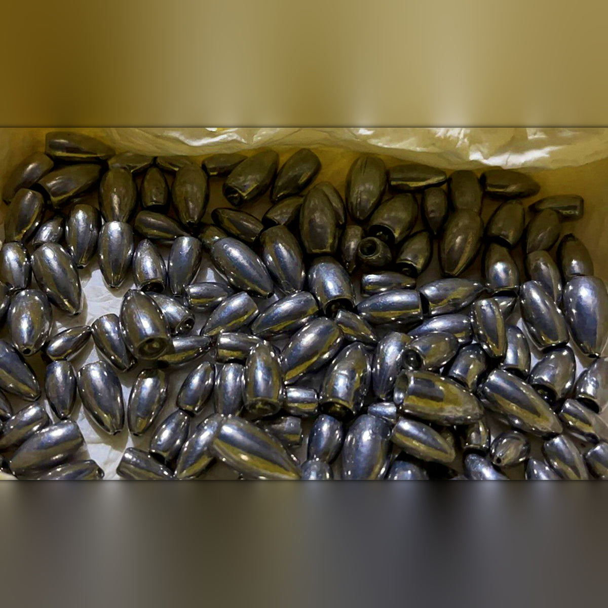 Bullet Sinkers for Carolina Rig, 0.06–0.49 oz (1.8–14 g)