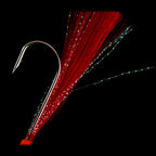 White Feather Hook Rig, 6 or 10 Hooks, Sizes 2/0–4/0
