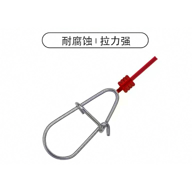 Gourd-Shape Snap Swivels, Sizes 00–3, 100 Pack