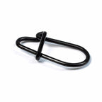 Black Safety Pins for Fishing, 40 Pack, Sizes 00–2