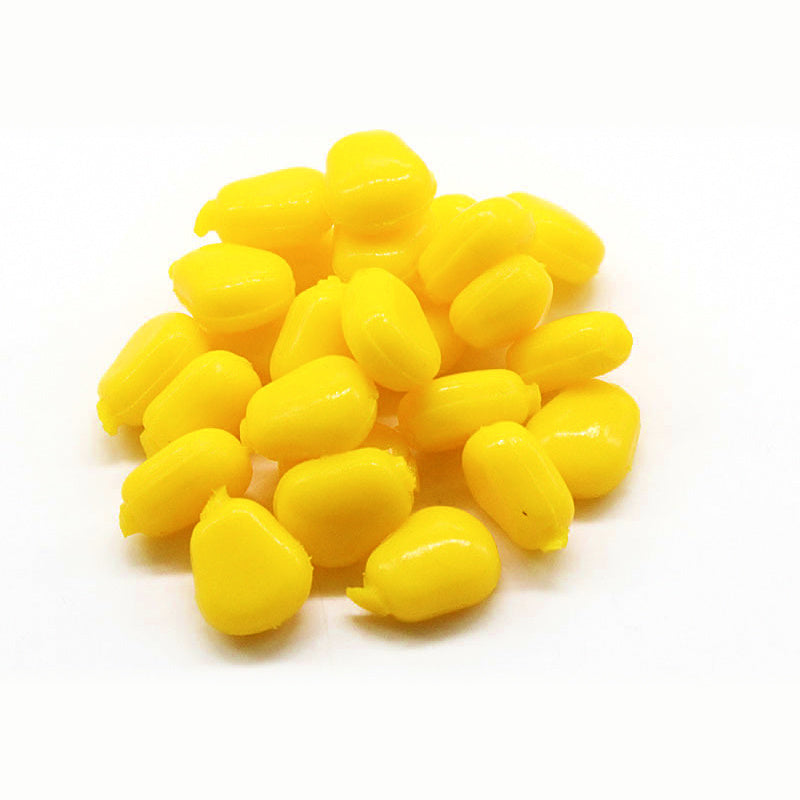 Scented Sinking Corn Kernel Soft Bait, PVC, 6 Colors