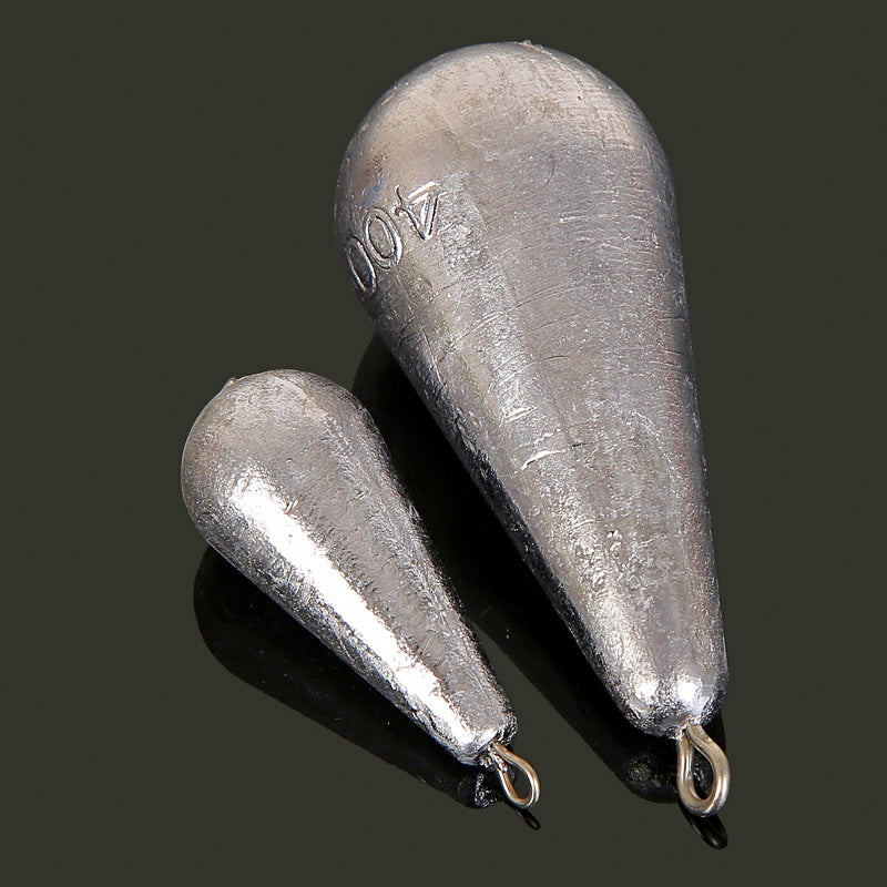 Teardrop Sinker with Eyelet, 0.35–35 oz (10–1000 g)