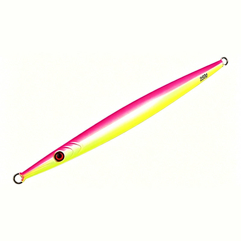 Saltwater Metal Jig, 60–500 g (2.1–17.6 oz), Glow & Chrome
