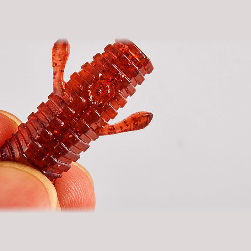 Floating Shrimp Soft Bait, Curly Tail, 55–75 mm (2.2–3 in)